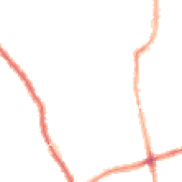 Night-time road noise heatmap for W5 4TH