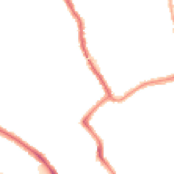 Night-time road noise heatmap for W5 4UL