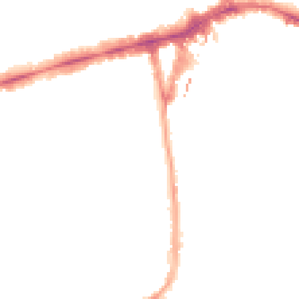 Night-time road noise heatmap for W5 5EG