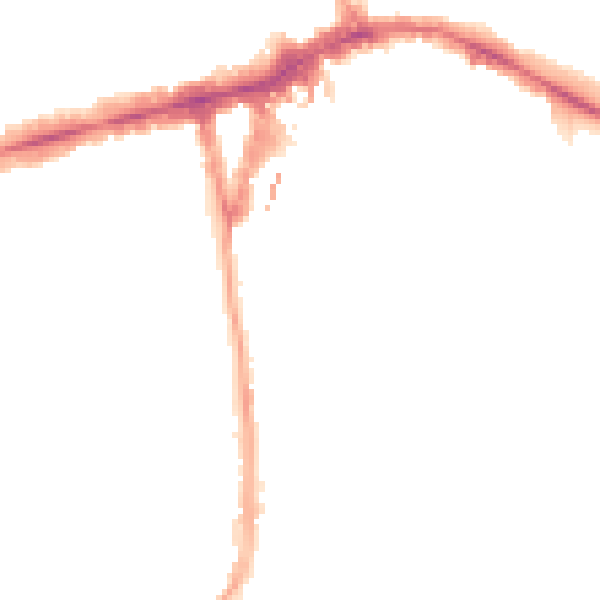 Night-time road noise heatmap for W5 5QP