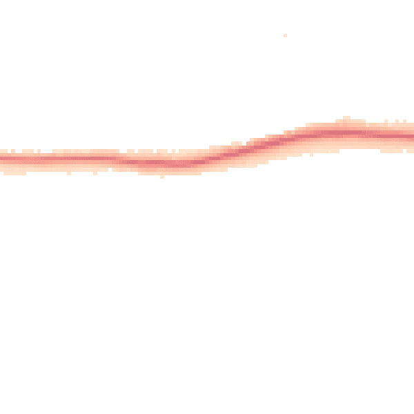 Night-time road noise heatmap for WA1 4HR