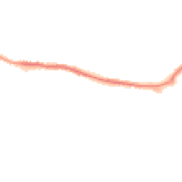 Night-time road noise heatmap for WA11 0JN