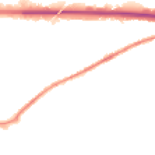 Night-time road noise heatmap for WA11 0NB