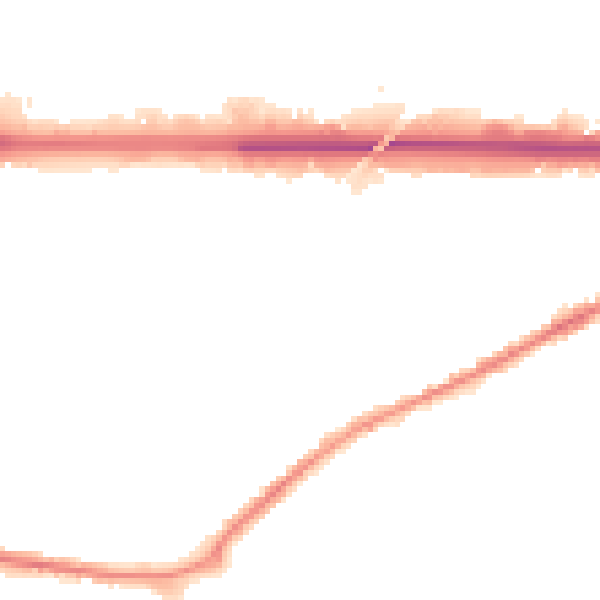 Night-time road noise heatmap for WA11 0PD