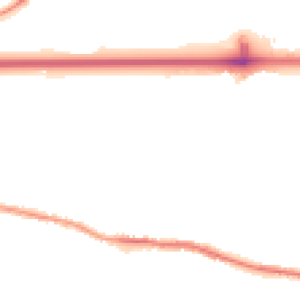 Night-time road noise heatmap for WA11 0XD