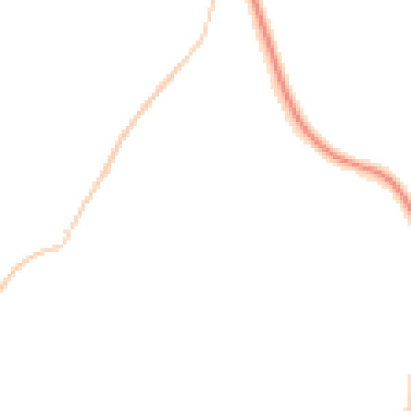 Night-time road noise heatmap for WA11 7AT