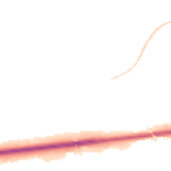 Night-time road noise heatmap for WA11 7BP