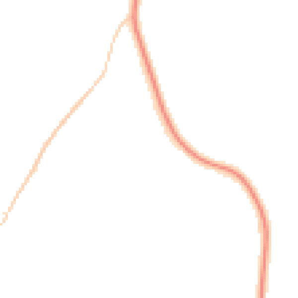 Night-time road noise heatmap for WA11 7NL