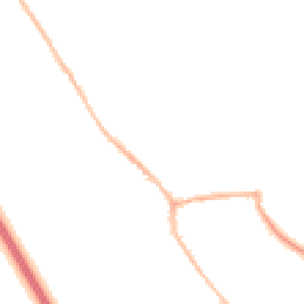 Night-time road noise heatmap for WA11 8BY