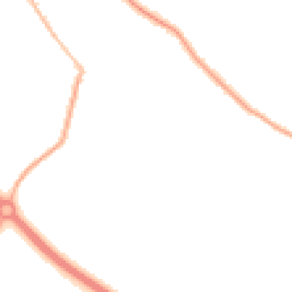 Night-time road noise heatmap for WA11 8ES