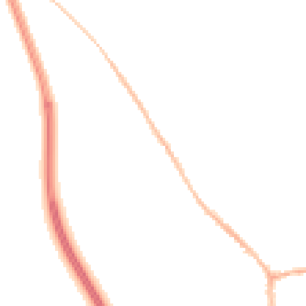 Night-time road noise heatmap for WA11 8GL