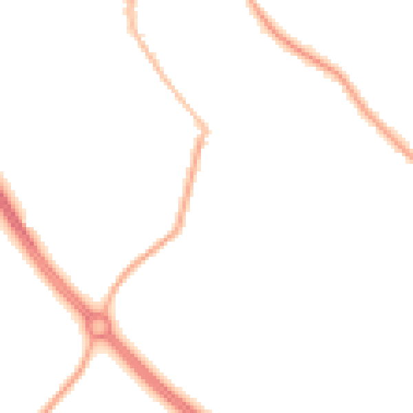 Night-time road noise heatmap for WA11 8QW