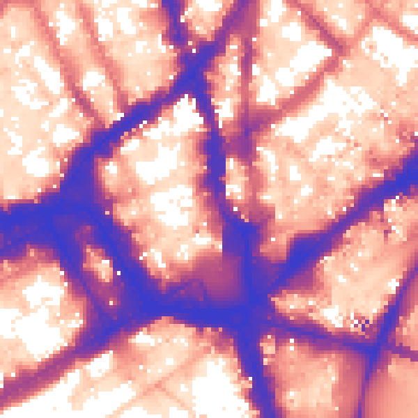 Daytime road noise heatmap for WC2H 0EP