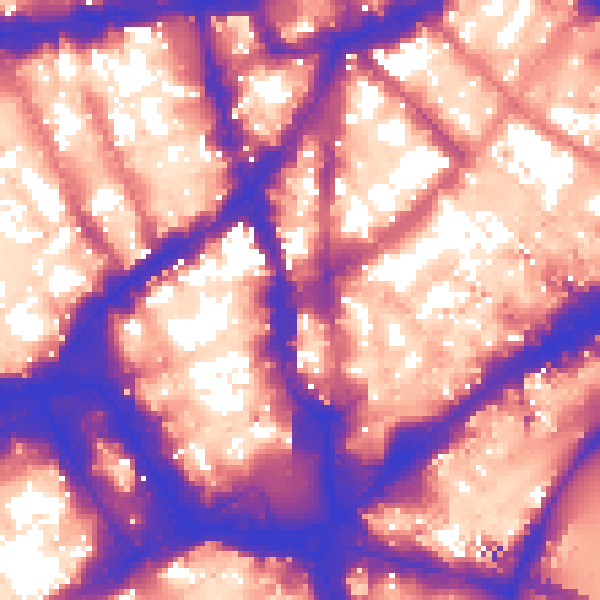 Daytime road noise heatmap for WC2H 7AD