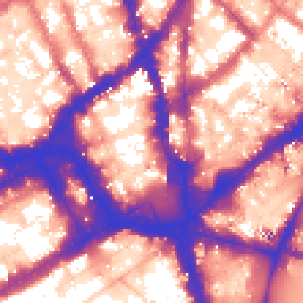 Daytime road noise heatmap for WC2H 7AT