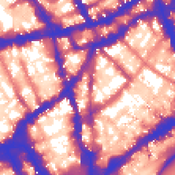 Daytime road noise heatmap for WC2H 9NU