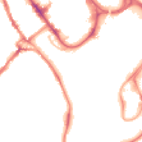 Night-time road noise heatmap for WD18 0AX