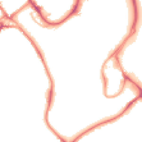 Night-time road noise heatmap for WD18 0BE