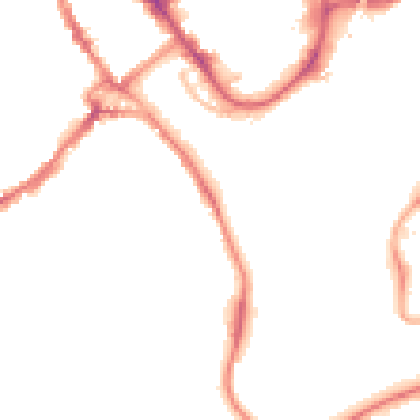 Night-time road noise heatmap for WD18 0DU