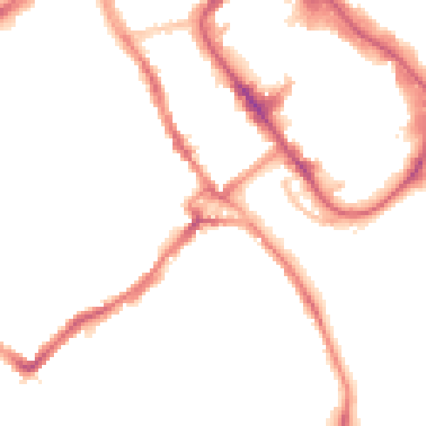 Night-time road noise heatmap for WD18 0EH