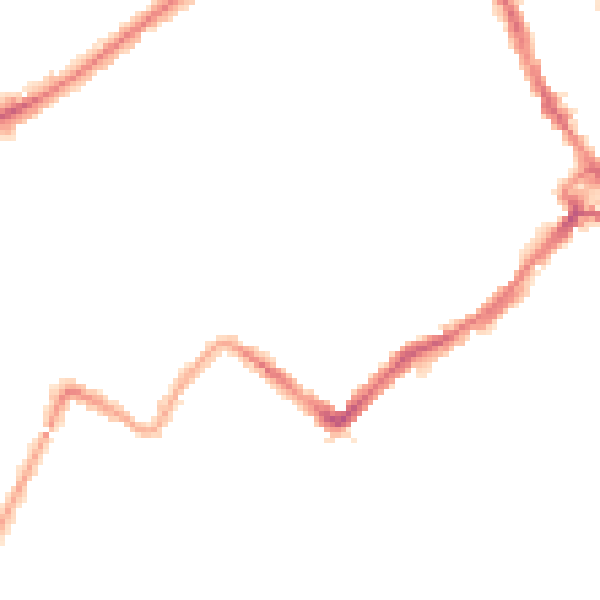 Night-time road noise heatmap for WD18 0HN
