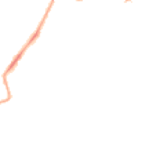 Night-time road noise heatmap for WD18 6JR