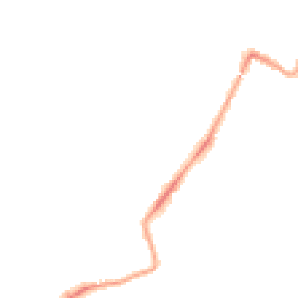 Night-time road noise heatmap for WD18 6NY