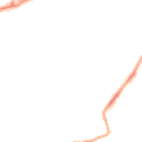Night-time road noise heatmap for WD18 6PG