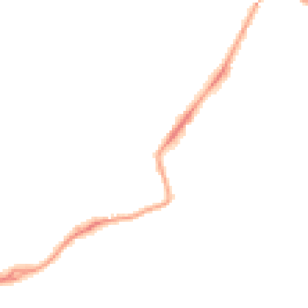 Night-time road noise heatmap for WD18 6PZ