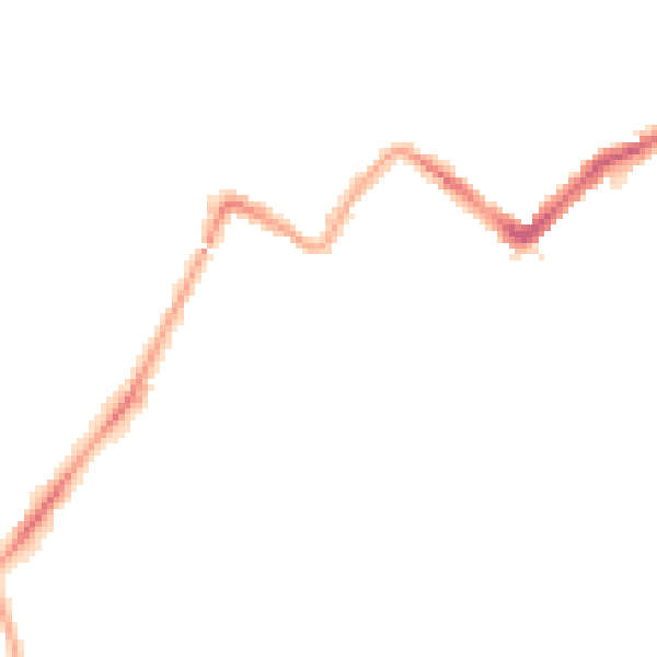 Night-time road noise heatmap for WD18 6SU