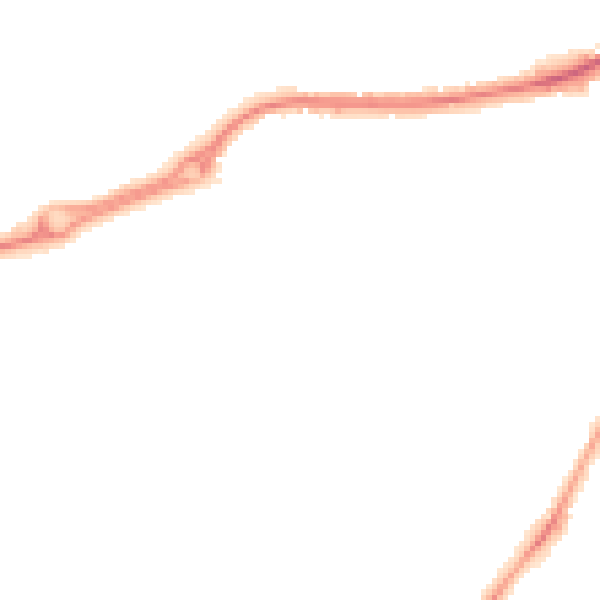 Night-time road noise heatmap for WD18 8AY