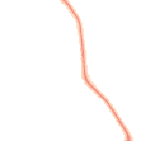 Night-time road noise heatmap for WD19 5BG