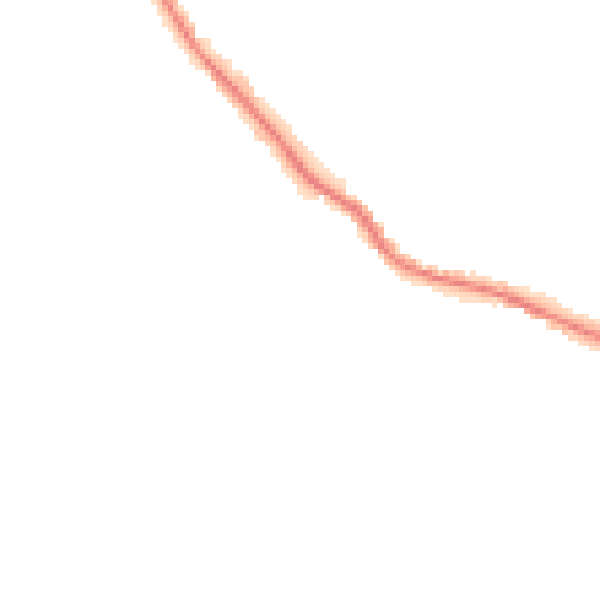 Night-time road noise heatmap for WD23 1DA