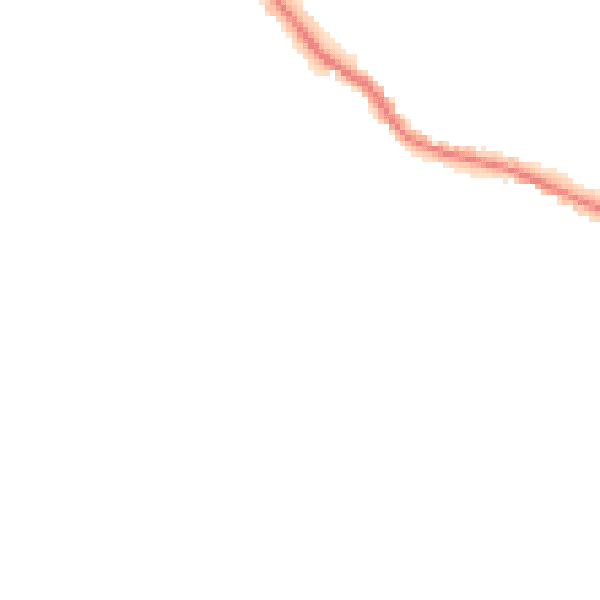 Night-time road noise heatmap for WD23 1DF