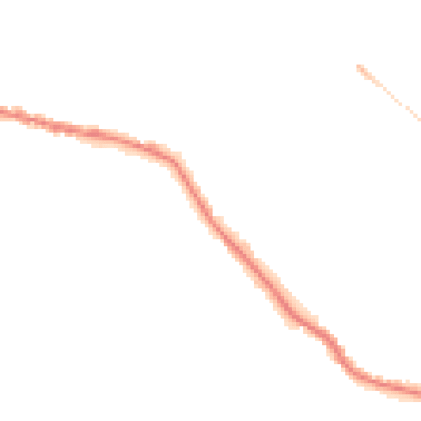 Night-time road noise heatmap for WD23 3FN