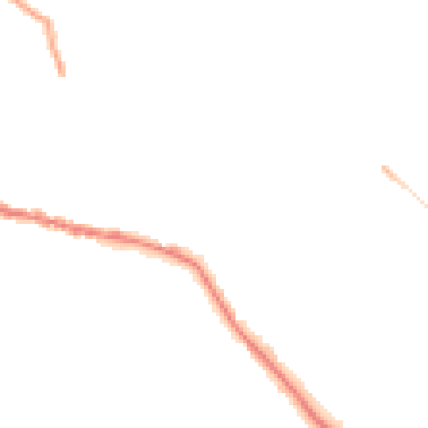 Night-time road noise heatmap for WD23 3LD