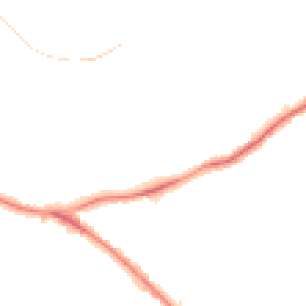 Night-time road noise heatmap for WD23 4JP