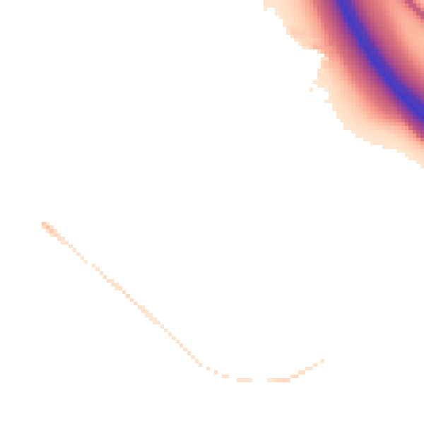 Night-time road noise heatmap for WD23 4QW