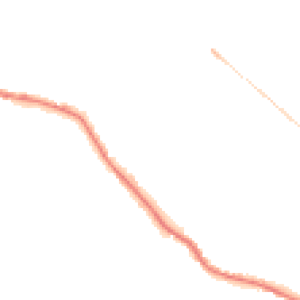 Night-time road noise heatmap for WD23 4UF