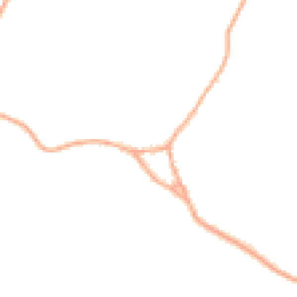 Daytime road noise heatmap for WD25 8EE