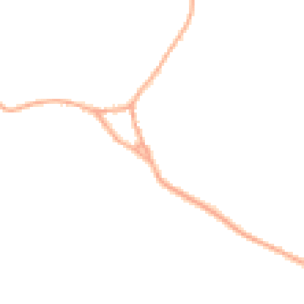 Daytime road noise heatmap for WD25 8EN