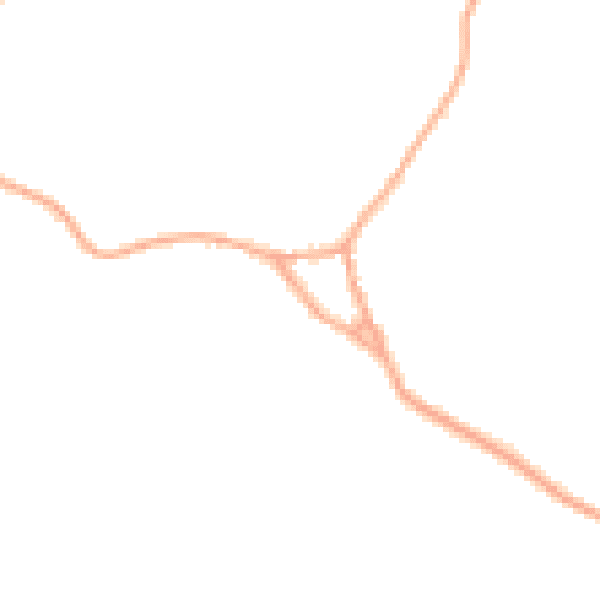 Daytime road noise heatmap for WD25 8ES