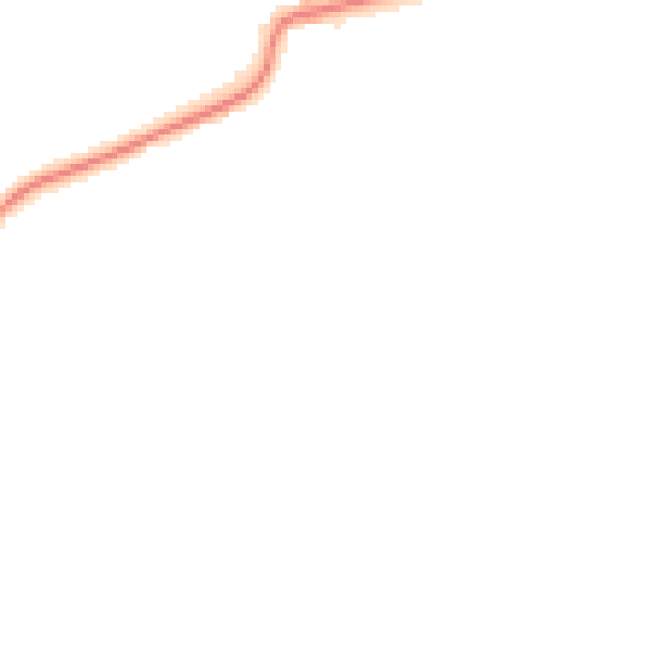 Night-time road noise heatmap for WD3 1LW
