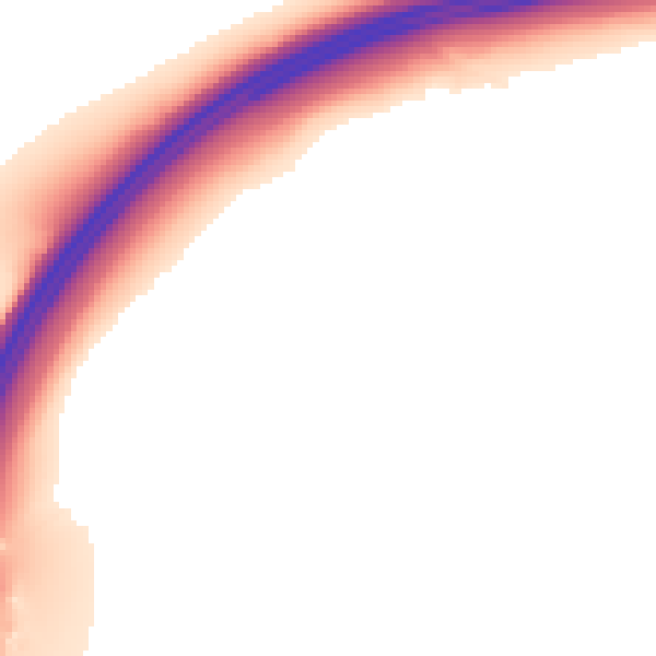 Night-time road noise heatmap for WD3 6AB