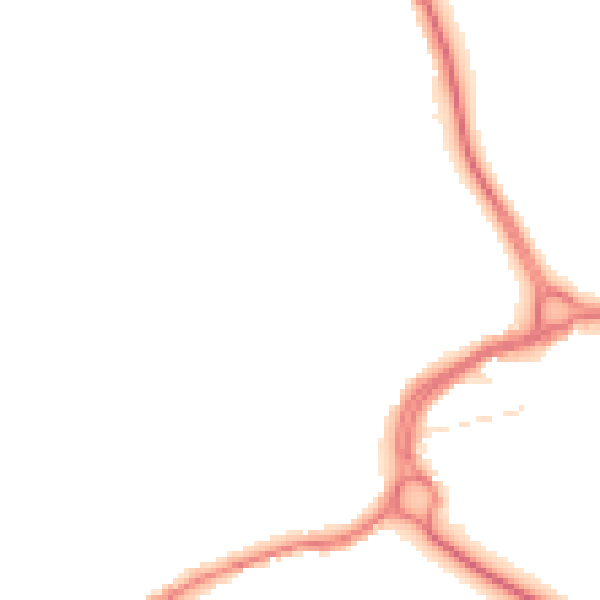 Night-time road noise heatmap for WD3 7GF