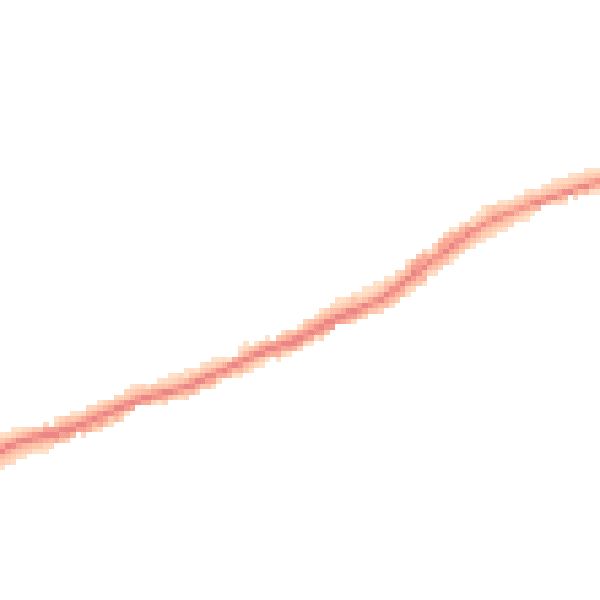 Night-time road noise heatmap for WD3 8SY