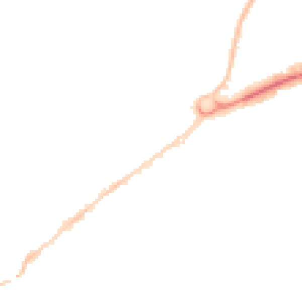 Night-time road noise heatmap for WD6 1AW