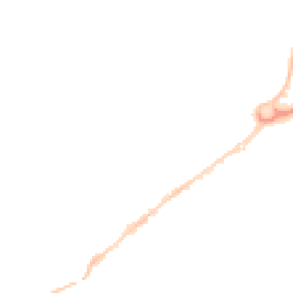 Night-time road noise heatmap for WD6 1BJ