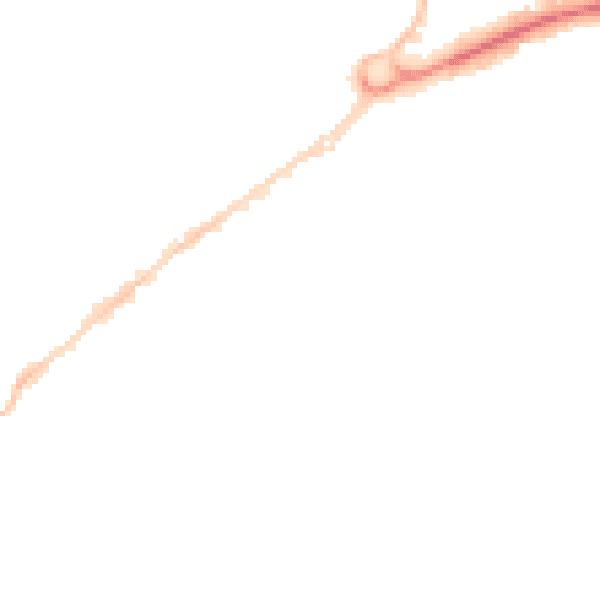 Night-time road noise heatmap for WD6 1EN