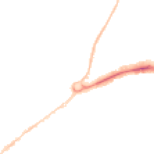 Night-time road noise heatmap for WD6 1TF